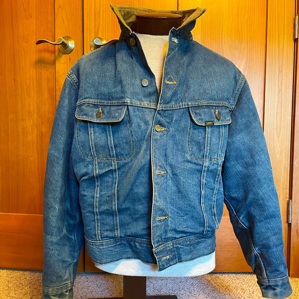 RARE Lee Storm Rider Wool Lined Jacket